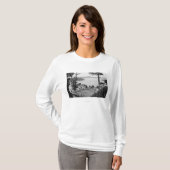 San Juan Island, WAGuam A Lama Uitzicht Foto T-shirt (Voorkant volledig)