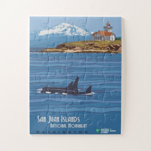 San Juan Islands National Monument Poster Legpuzzel (Verticaal)