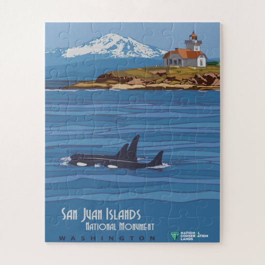 San Juan Islands National Monument Poster Legpuzzel (Verticaal)