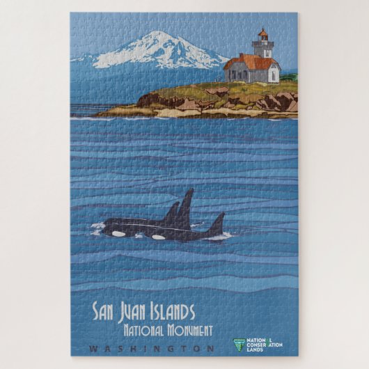 San Juan Islands National Monument Poster Legpuzzel (Verticaal)
