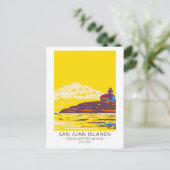 San Juan Islands National Monument Washington Briefkaart (Staand voorkant)