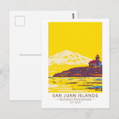 San Juan Islands National Monument Washington Briefkaart (Voorkant / Achterkant)