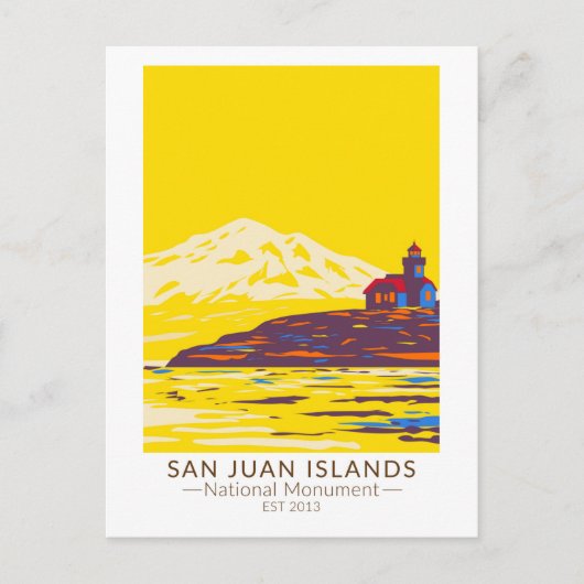 San Juan Islands National Monument Washington Briefkaart (Voorkant)