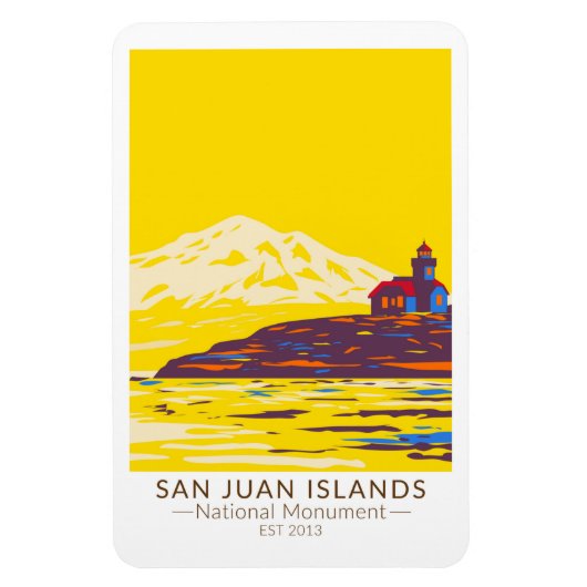 San Juan Islands National Monument Washington Magneet (Verticaal)
