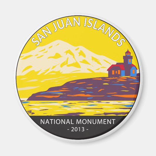 San Juan Islands National Monument Washington Magneet (Voorkant)