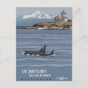 San Juan Islands National Monument (Washington Pos Briefkaart