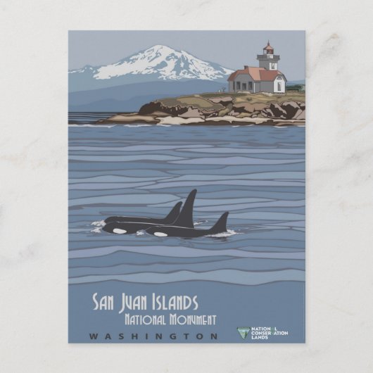 San Juan Islands National Monument (Washington Pos Briefkaart (Voorkant)