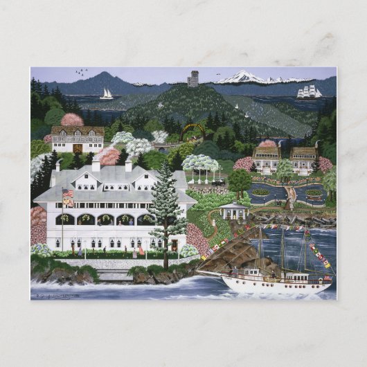 San Juan Islands ~ Rosario Resort ~ Washington Briefkaart (Voorkant)