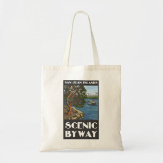 San Juan Islands Schilderachtig Byway Budget Bag Tote Bag