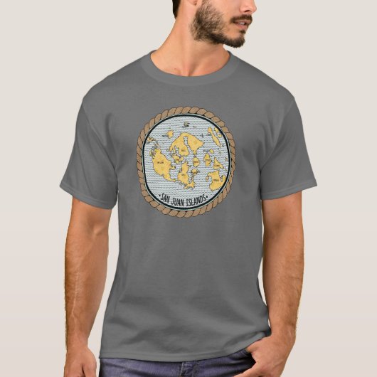 San Juan Islands T-shirt. T-shirt (Voorkant)