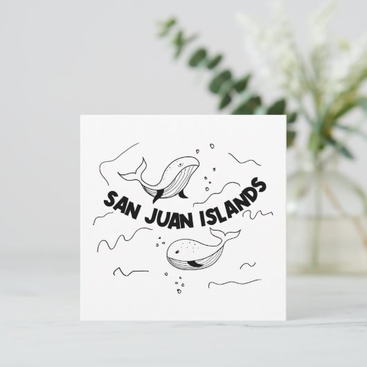 San Juan Islands Whales (Staand voorkant)