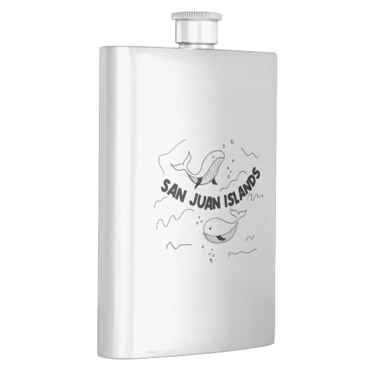 San Juan Islands Whales Flacon (Rechts)