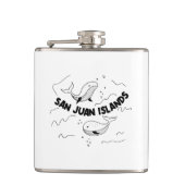 San Juan Islands Whales Heupfles (Voorkant)