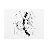 San Juan Islands Whales Magneet (Horizontaal)