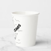 San Juan Islands Whales Papieren Bekers (Links)