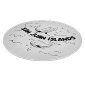 San Juan Islands Whales Snijplank (Hoek)