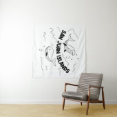 San Juan Islands Whales Wandkleed (In Situ (horizontaal))