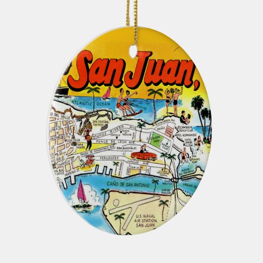 San Juan kaart Ornament (Rechts)