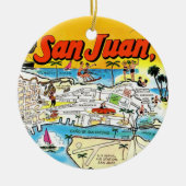 San Juan kaart Ornament (Voorkant)