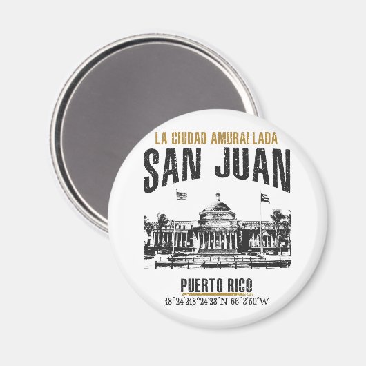 San Juan Magneet (Voorkant / Achterkant)