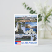 San Juan - Mosaic - Puerto Rico - Briefkaart (Staand voorkant)