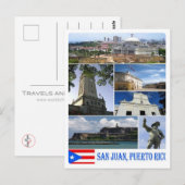 San Juan - Mosaic - Puerto Rico - Briefkaart (Voorkant / Achterkant)