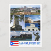 San Juan - Mosaic - Puerto Rico - Briefkaart (Voorkant)