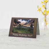 San Juan Mountains Template Happy Birthday, Papa Kaart (Gele Bloem)