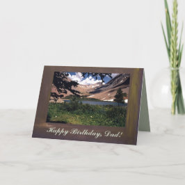 San Juan Mountains Template Happy Birthday, Papa Kaart
