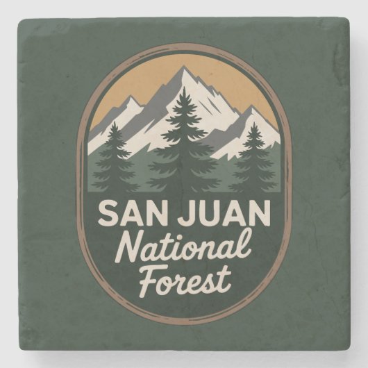 San Juan National Forest Stenen Onderzetter (Voorkant)