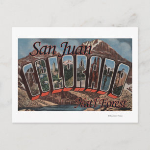 San Juan Nat'l Forest, Colorado Briefkaart