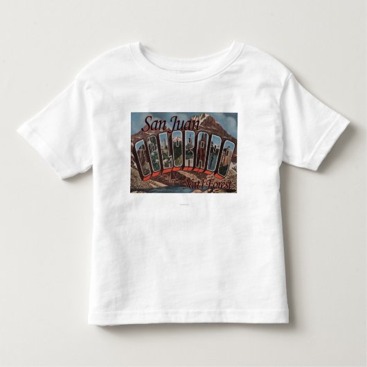 San Juan Nat'l Forest, Colorado Kinder Shirts (Voorkant)