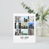 San Juan, Puerto Rico Briefkaart (Staand voorkant)