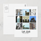 San Juan, Puerto Rico Briefkaart (Voorkant / Achterkant)