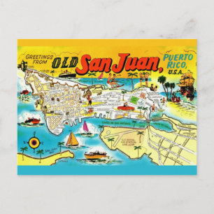 San Juan Puerto Rico Briefkaart