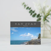 San Juan, Puerto Rico Briefkaart (Staand voorkant)