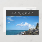 San Juan, Puerto Rico Briefkaart (Voorkant / Achterkant)