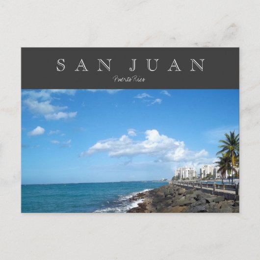 San Juan, Puerto Rico Briefkaart (Voorkant)