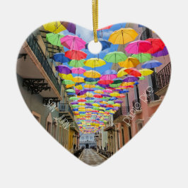 San Juan Puerto Rico kerstversiering Keramisch Ornament