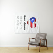San Juan Puerto Rico Latitude Wandkleed (In Situ (horizontaal))
