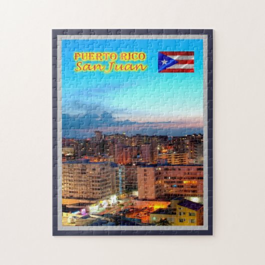 San Juan - Puerto Rico - Legpuzzel (Verticaal)