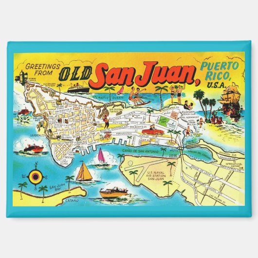 San Juan Puerto Rico Magneet (Voorkant)
