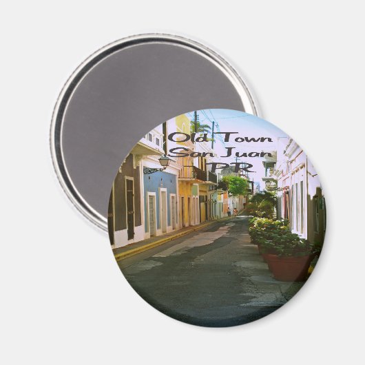 San Juan Puerto Rico Magneet (Voorkant / Achterkant)