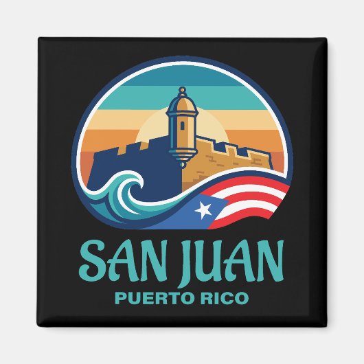 San Juan Puerto Rico Magneet (Voorkant)