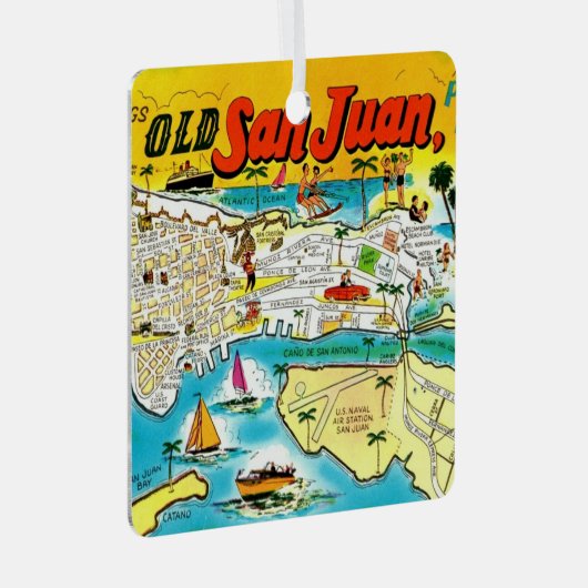 San Juan Puerto Rico Ornament (Voorkant Rechts)