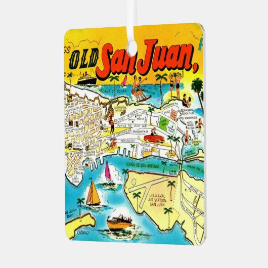 San Juan Puerto Rico Ornament (Voorkant links)