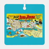 San Juan Puerto Rico Ornament (Achterkant)