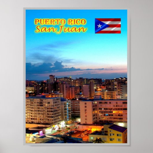 San Juan - Puerto Rico - Poster (Voorkant)