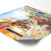 San Juan Puerto Rico reizen kunst aan de muur Poster (Hoek)