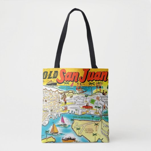 San Juan Puerto Rico Tote Bag (Voorkant)
